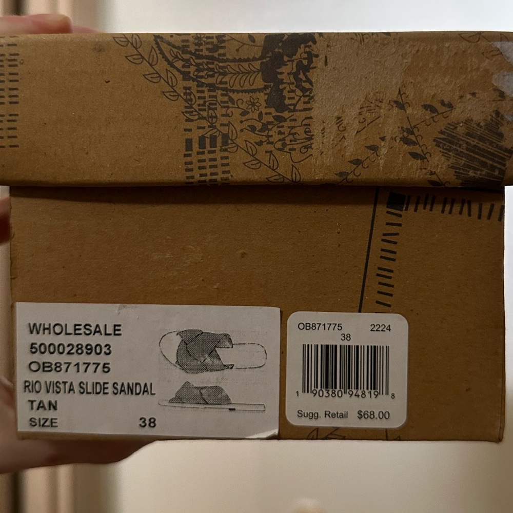 NWT Free People Rio Vista Suede Flats Slide Sandals - Picture 6 of 9